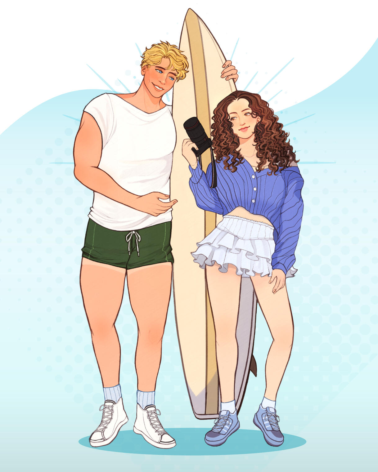 Summer Couple - Character Art